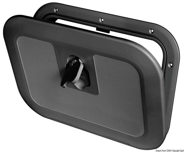 Portello a filo nero 380 x 280 mm - 20.291.50